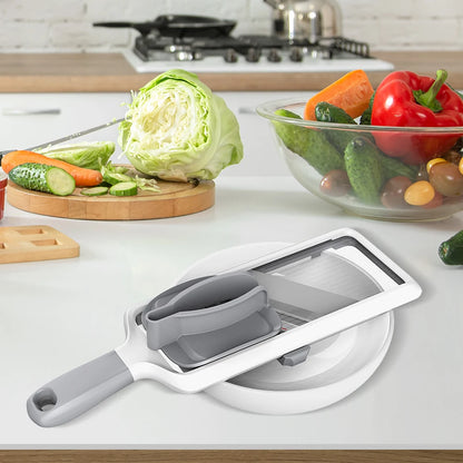 Multi Handheld Mandoline Slicer with Adjustable Stainless Steel Blade Patato Chopper for Speedy Slicing of Fruits and Vegetables